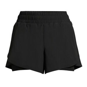 Women’s Running Shorts with Bike Liner. Color: black